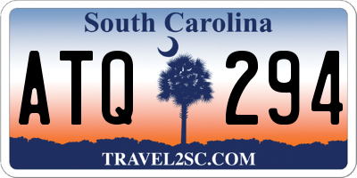 SC license plate ATQ294