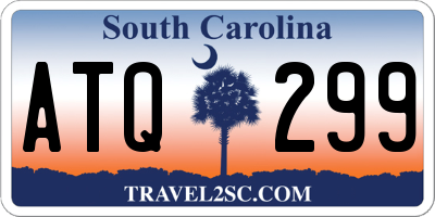 SC license plate ATQ299