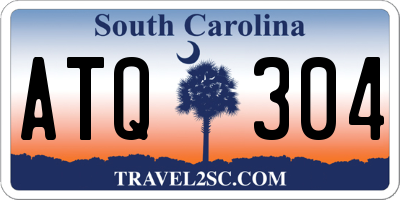 SC license plate ATQ304