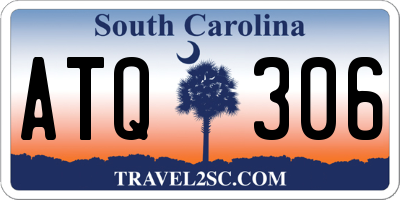 SC license plate ATQ306
