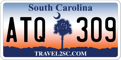 SC license plate ATQ309