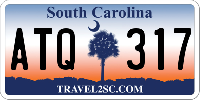 SC license plate ATQ317