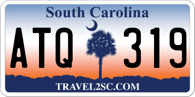 SC license plate ATQ319