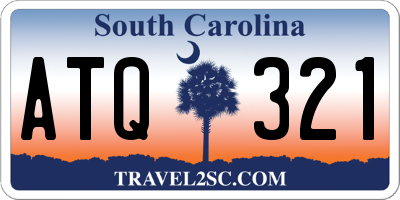 SC license plate ATQ321
