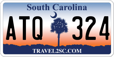 SC license plate ATQ324
