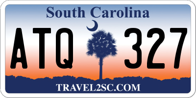 SC license plate ATQ327