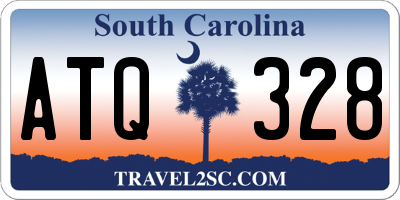 SC license plate ATQ328