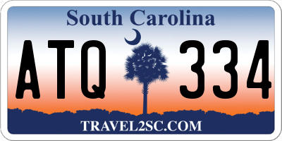 SC license plate ATQ334