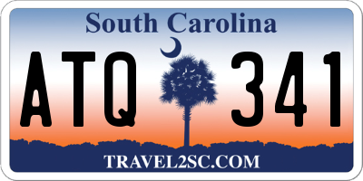 SC license plate ATQ341