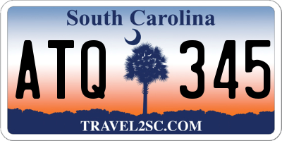 SC license plate ATQ345