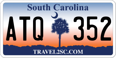 SC license plate ATQ352