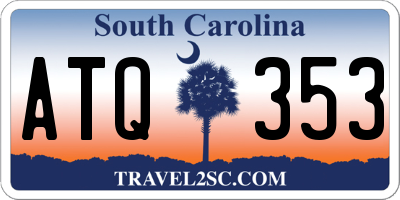 SC license plate ATQ353