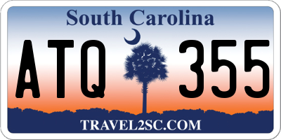 SC license plate ATQ355