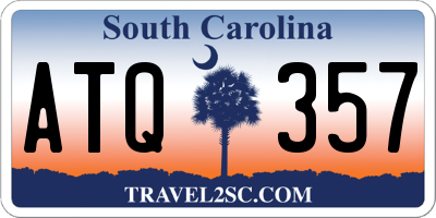 SC license plate ATQ357