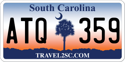 SC license plate ATQ359
