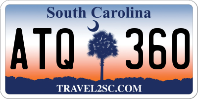 SC license plate ATQ360