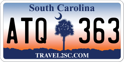 SC license plate ATQ363