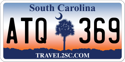 SC license plate ATQ369
