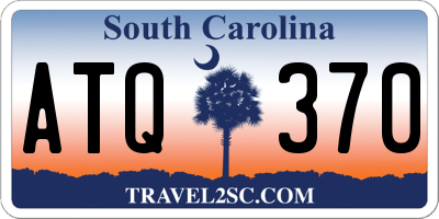 SC license plate ATQ370