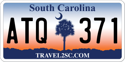 SC license plate ATQ371