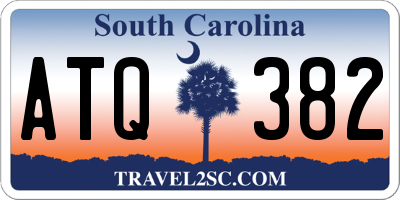 SC license plate ATQ382
