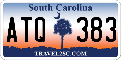 SC license plate ATQ383