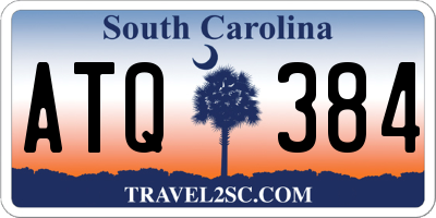 SC license plate ATQ384