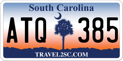 SC license plate ATQ385