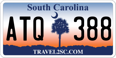 SC license plate ATQ388