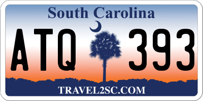 SC license plate ATQ393
