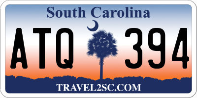 SC license plate ATQ394