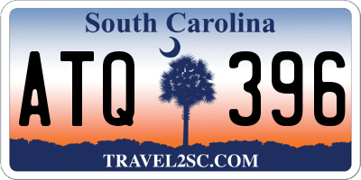 SC license plate ATQ396
