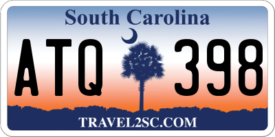 SC license plate ATQ398