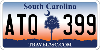SC license plate ATQ399