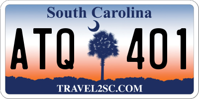 SC license plate ATQ401