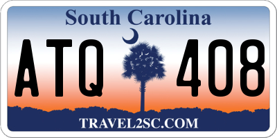 SC license plate ATQ408