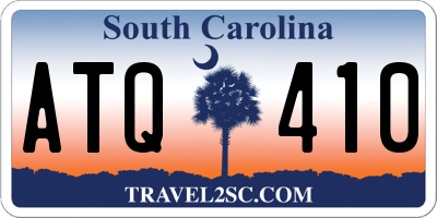 SC license plate ATQ410