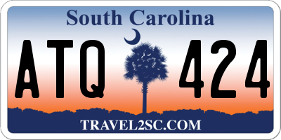 SC license plate ATQ424