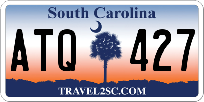 SC license plate ATQ427
