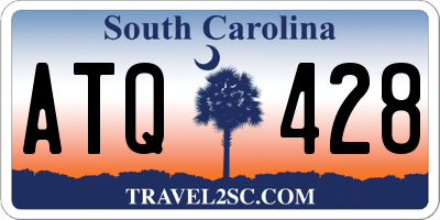 SC license plate ATQ428