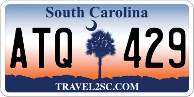 SC license plate ATQ429
