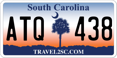 SC license plate ATQ438