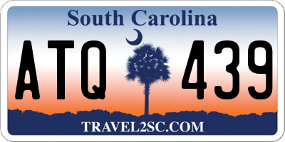 SC license plate ATQ439