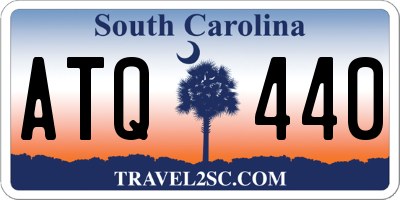 SC license plate ATQ440