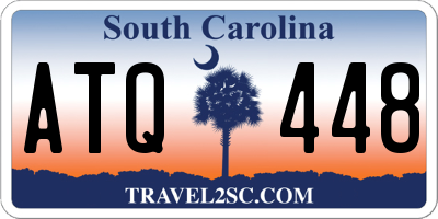 SC license plate ATQ448