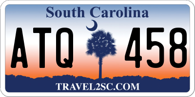 SC license plate ATQ458