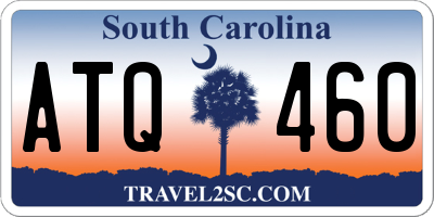 SC license plate ATQ460