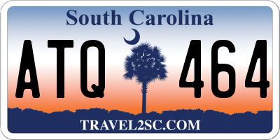 SC license plate ATQ464
