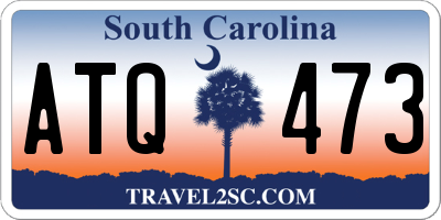 SC license plate ATQ473