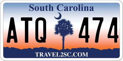 SC license plate ATQ474